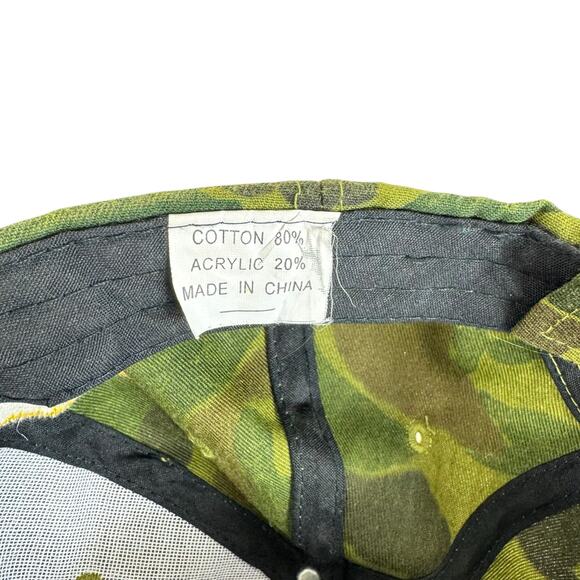 Dale Earnhardt #3 Green Camouflage Cotton Blend Embroidered Baseball Cap - Picture 4 of 5